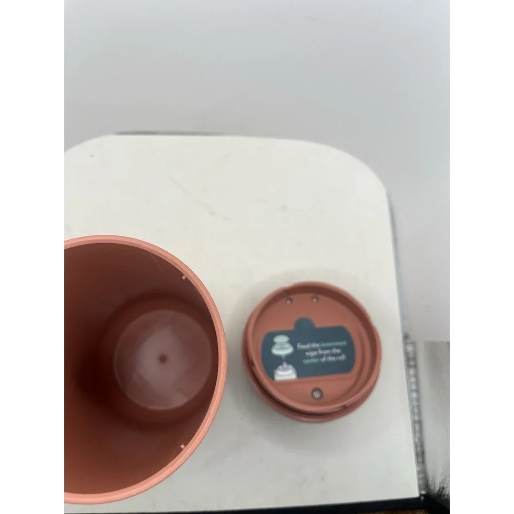 Biom Refillable Wipe Dispenser Terracotta Pink New Airtight Magnetic Lid Eco